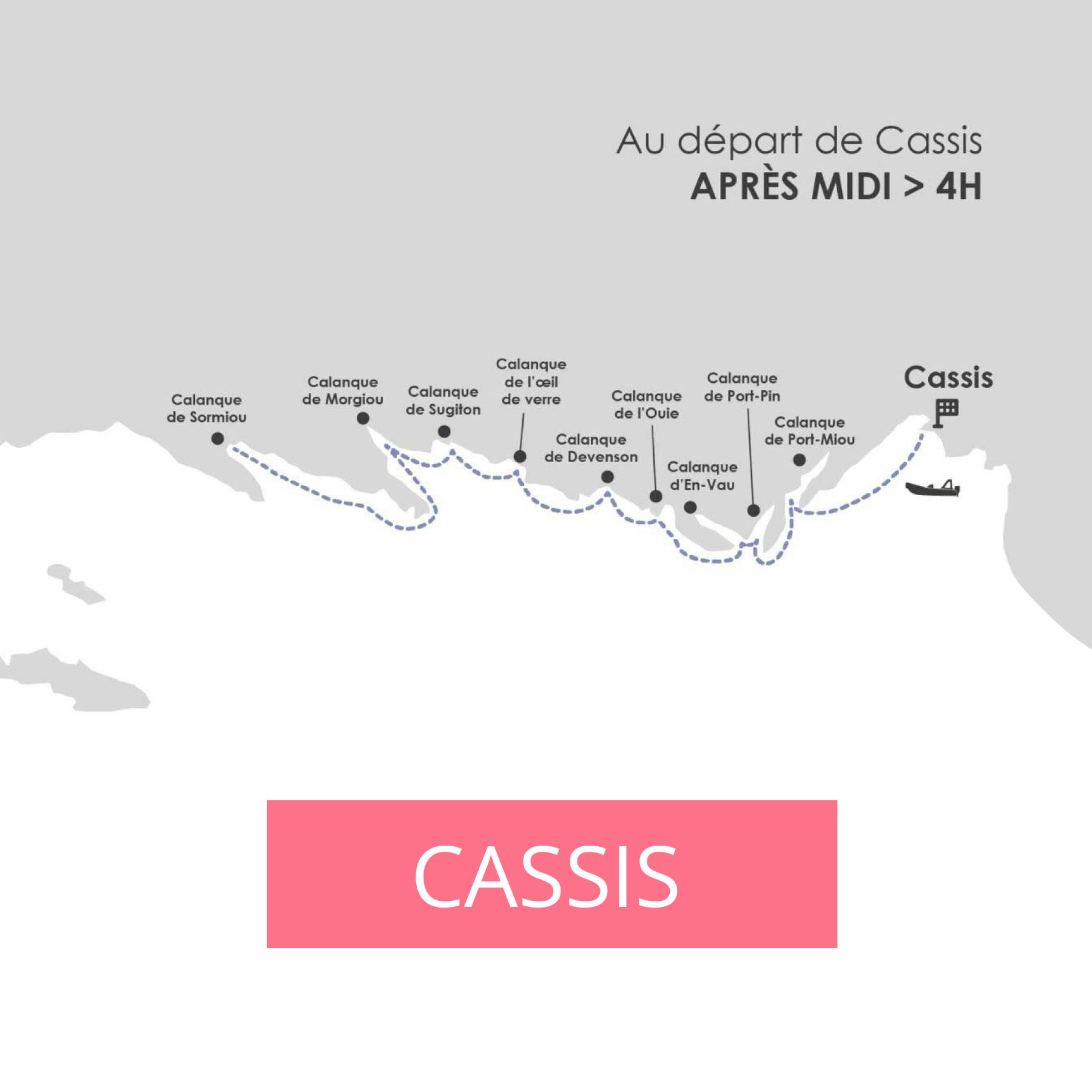 Visite des Calanques au départ de Cassis - Après-midi